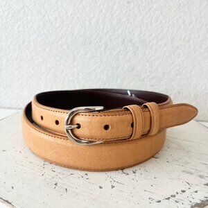 Rod Patrick Boots Mens Western Belt 1.25 in Size 34 Tan Horse Leather Taper End